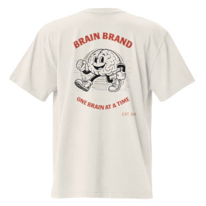 Brain Brand Retro T-Shirt - Back